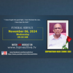 GOPINATHAN NAIR (JOHN) (88) – Homegoing Service | November 06, 2024 | Harvest TV